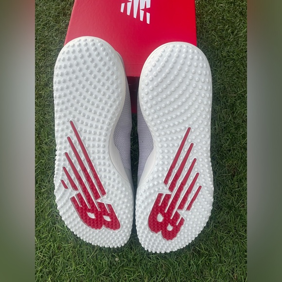 NWT New Balance Grey/White Turf Trailer Sz(6 1/2) - Picture 4 of 6